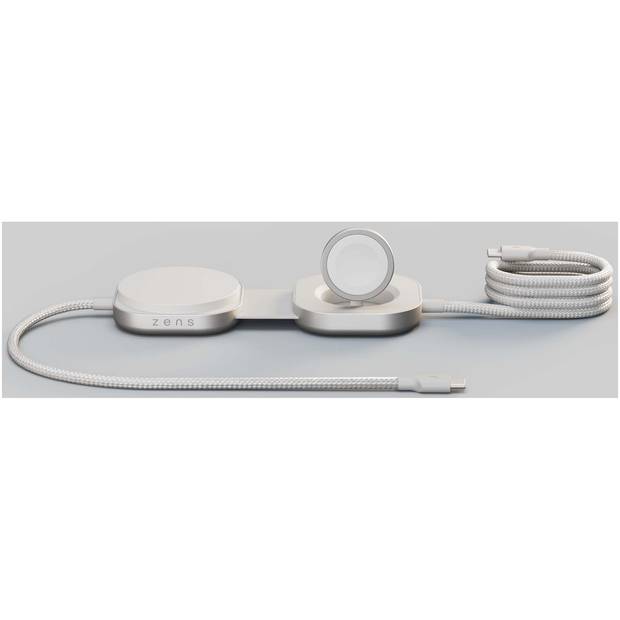 Zens Pro 3 140W nabíjací kábel 3 v 1 s USB-C, biela Zens Pro 3 140W nabíjací kábel 3 v 1 s USB-C, biela