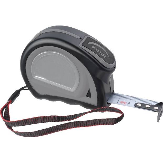 Zvinovací meter, 3 m, čierna Zvinovací meter, 3 m, čierna