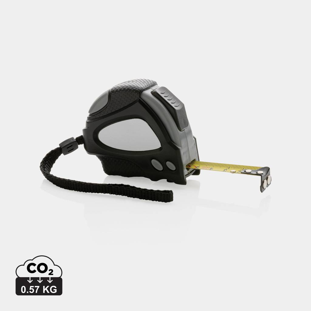 Zvinovací meter Auto stop 3m/16mm, čierna