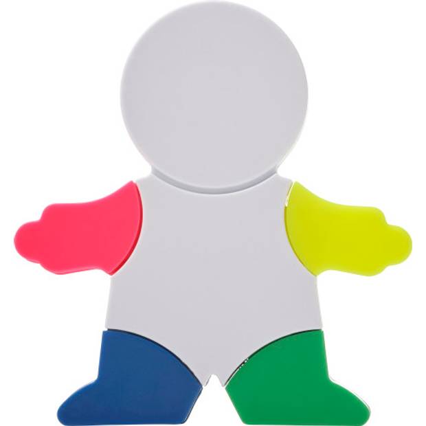 Zvýrazňovač a kefka na klávesnicu v tvare panáčika Zvýrazňovač a kefka na klávesnicu v tvare panáčika