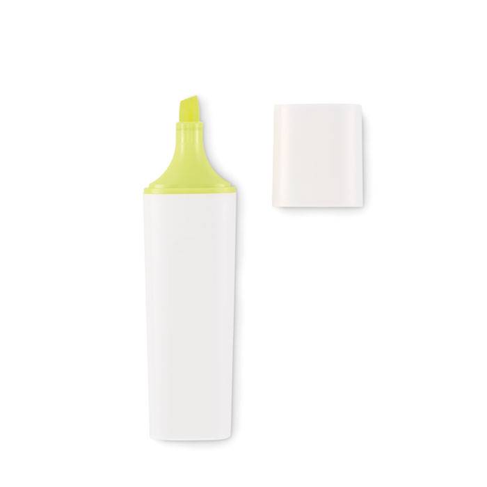 Zvýrazňovač z RPET, žltá Neon