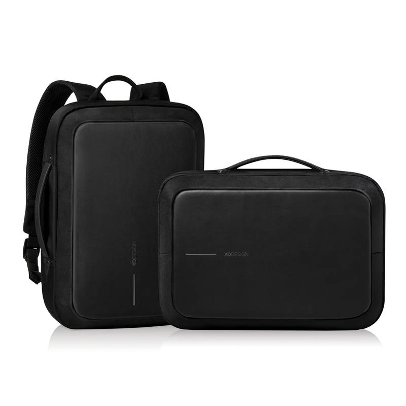 Batoh a kufřík s ochranou proti krádeži, černá