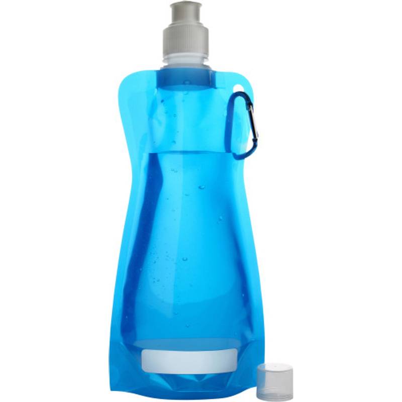 DUNCAN skládací plastová láhev s klipem, 420 ml, bílá