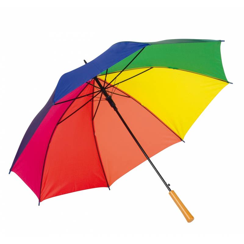 Automatický dáždnik, viacfarebná