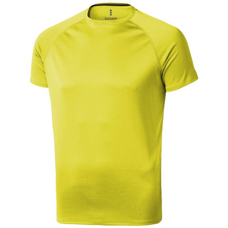 Pánske tričko Niagara cool fit, neon žltá, S