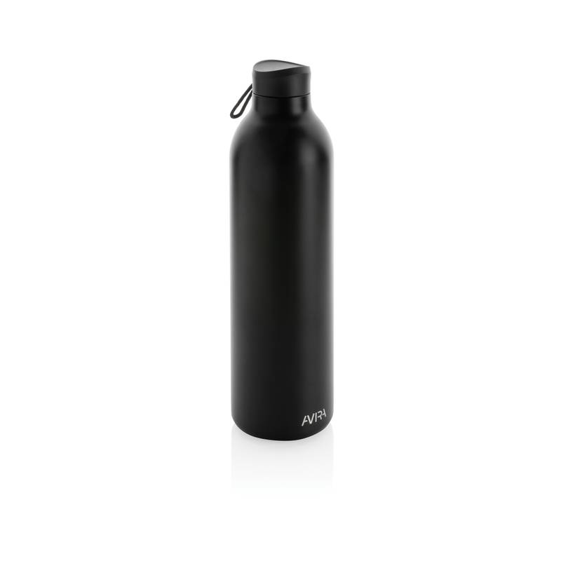 Termo fľaša Avira Avior 1l z RCS recyklovanej ocele, čierna