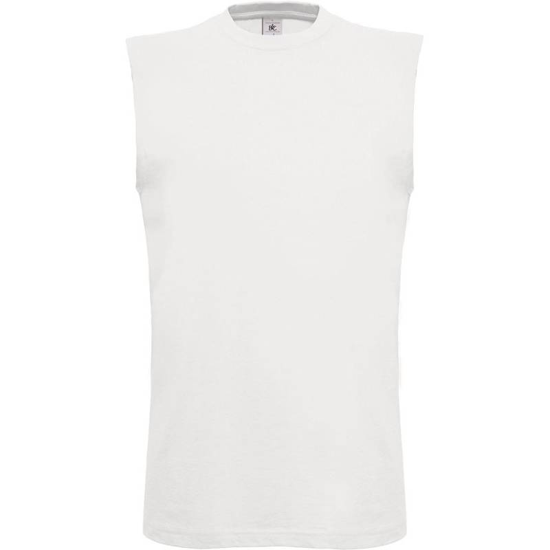 B&C | Exact Move, Pánske tričko bez rukávov, biela, S