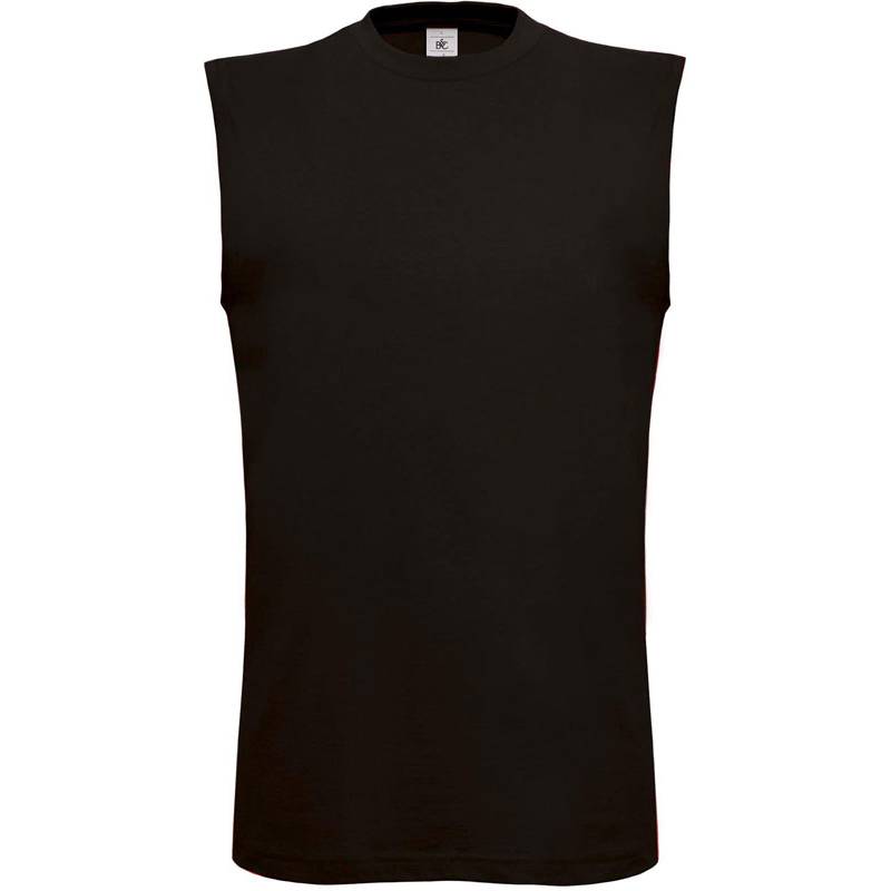 B&C | Exact Move, Pánske tričko bez rukávov, čierna, XXL