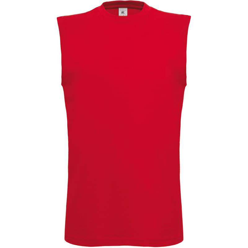 B&C | Exact Move, Pánske tričko bez rukávov, červená, L