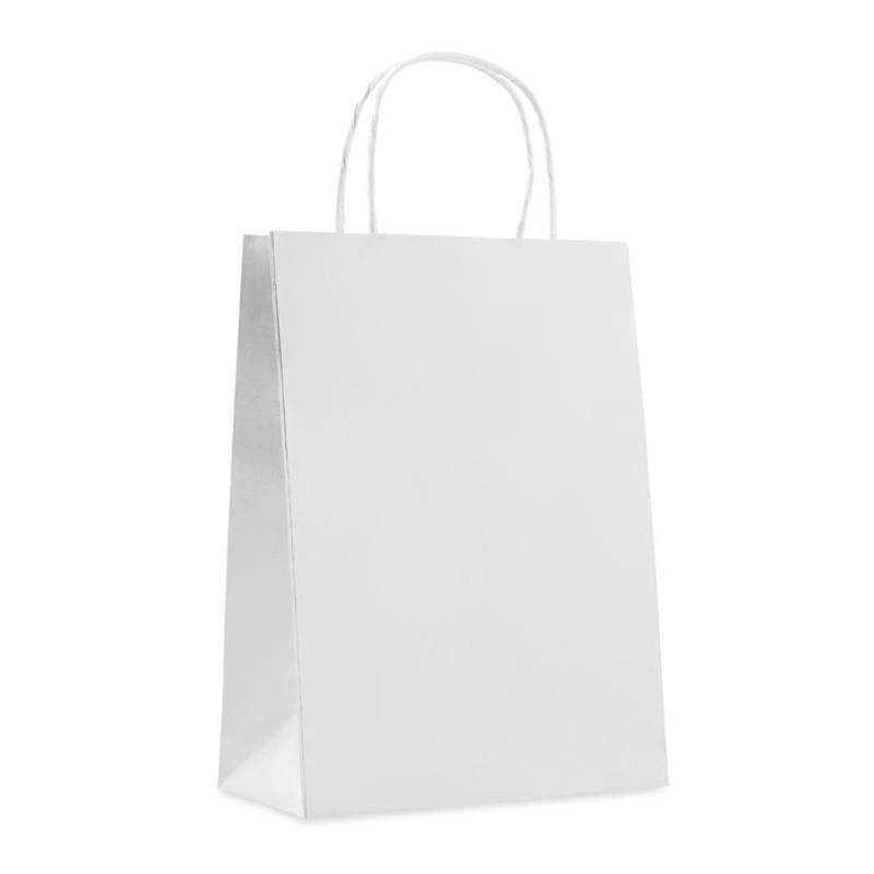 Dárková taška, rozměr 22x11x30cm, bílá