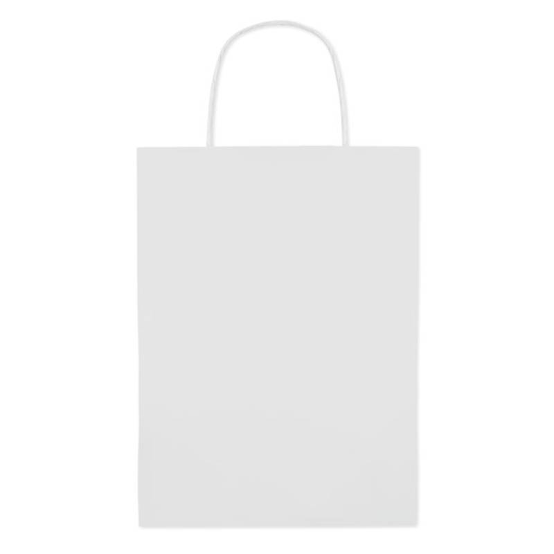 Dárková taška, rozměr 22x11x30cm, bílá