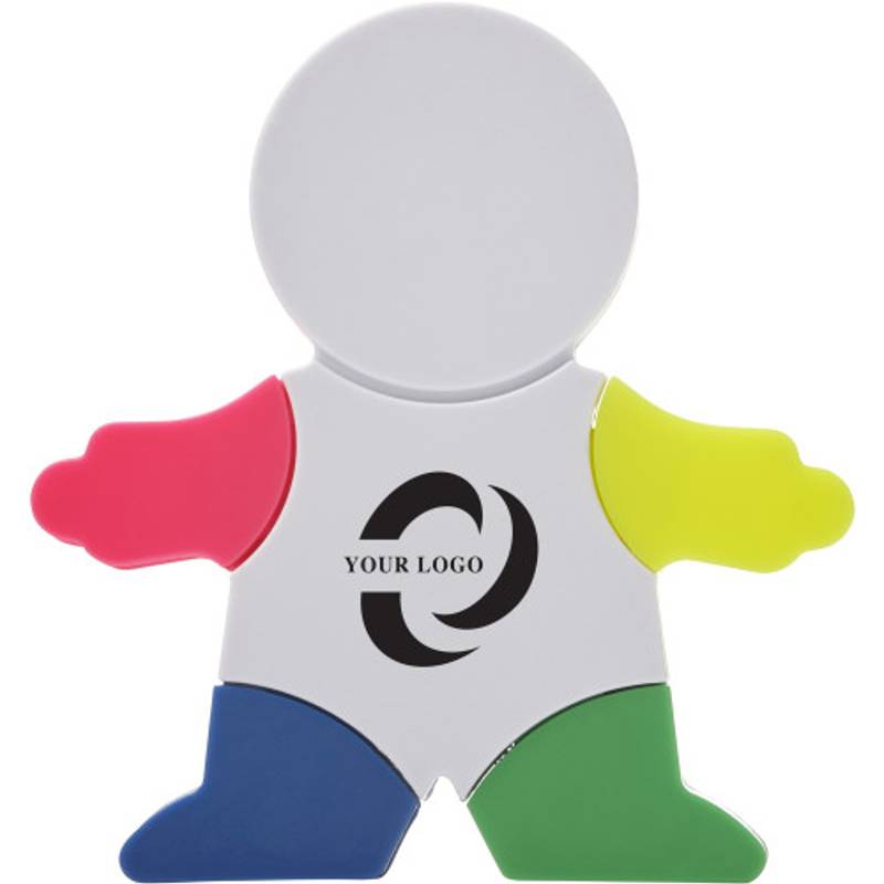 Zvýrazňovač a kartáček na klávesnici ve tvaru panáčka Zvýrazňovač a kartáček na klávesnici ve tvaru panáčka