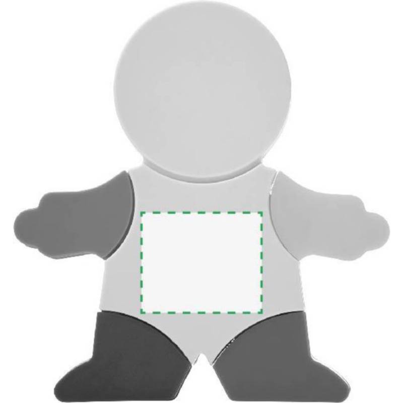 Zvýrazňovač a kartáček na klávesnici ve tvaru panáčka Zvýrazňovač a kartáček na klávesnici ve tvaru panáčka