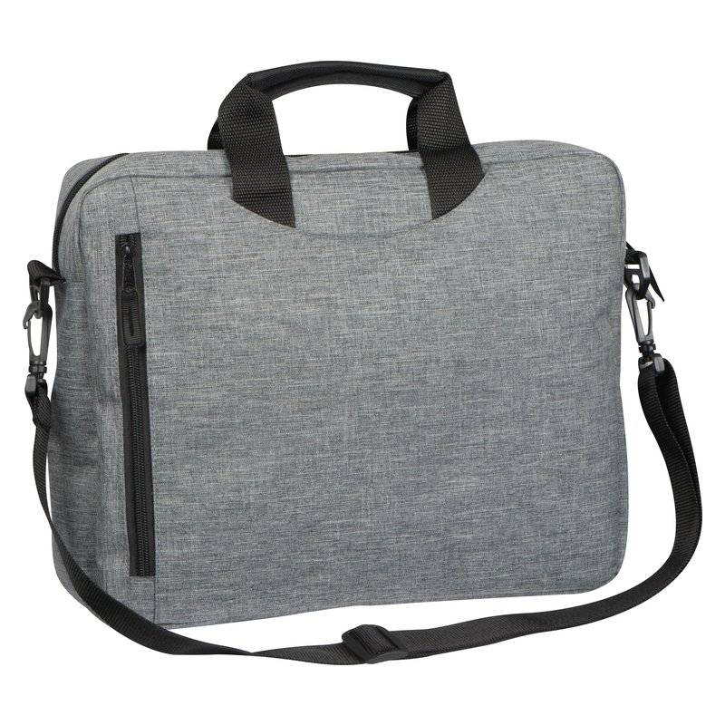 Polyesterová taška na dokumenty na rameno, sivá