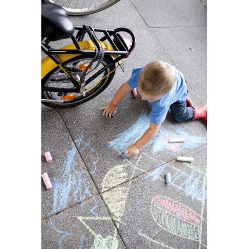 Barevné křídy 6 ks, papírová krabička Barevné křídy 6 ks, papírová krabička