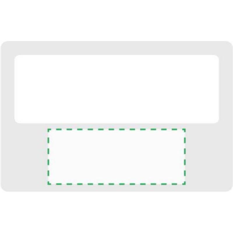 Lupa vo veľkosti kreditnej karty, biela Lupa vo veľkosti kreditnej karty, biela