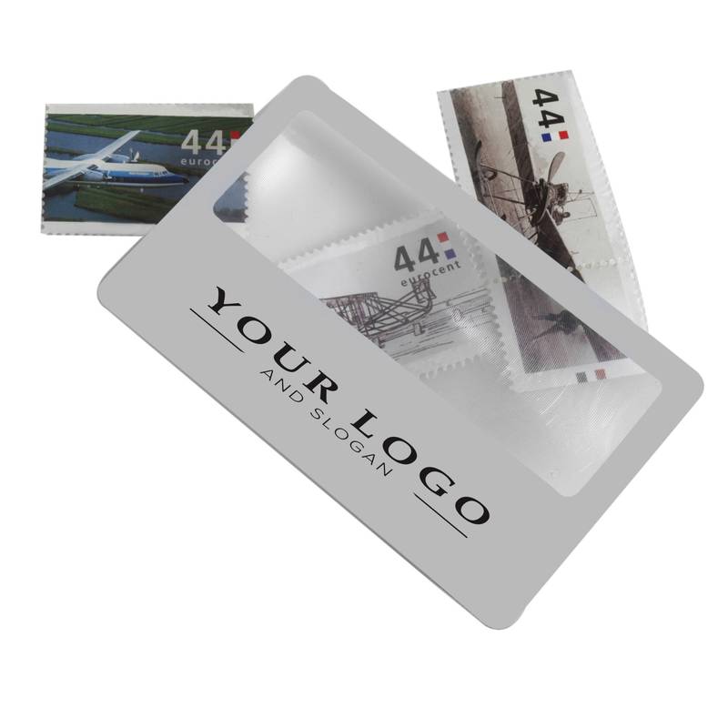 Lupa vo veľkosti kreditnej karty, biela Lupa vo veľkosti kreditnej karty, biela