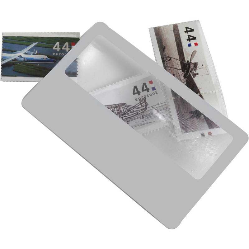 Lupa vo veľkosti kreditnej karty, biela Lupa vo veľkosti kreditnej karty, biela