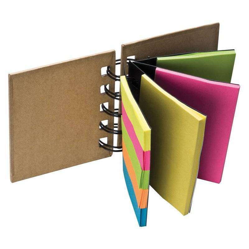 Barevné samolepící poznámkové pásky s kroužkovou vazbou, hnědá Barevné samolepící poznámkové pásky s kroužkovou vazbou, hnědá