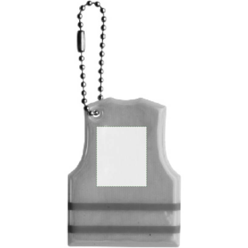 VESTIK Reflexný prívesok v tvare bezbečnej vesty VESTIK Reflexný prívesok v tvare bezbečnej vesty