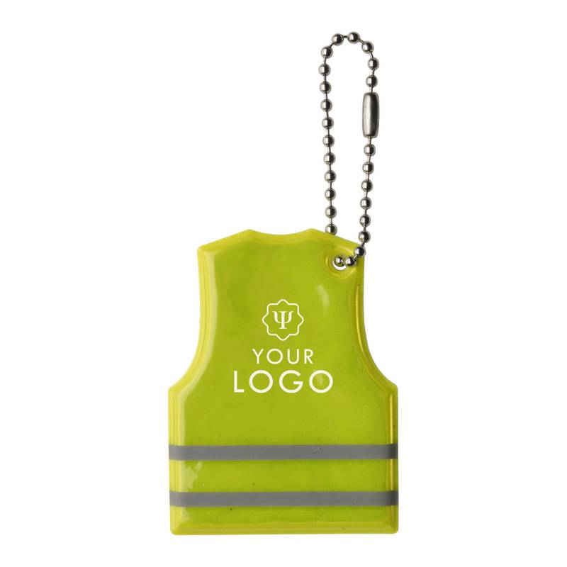 VESTIK Reflexný prívesok v tvare bezbečnej vesty VESTIK Reflexný prívesok v tvare bezbečnej vesty