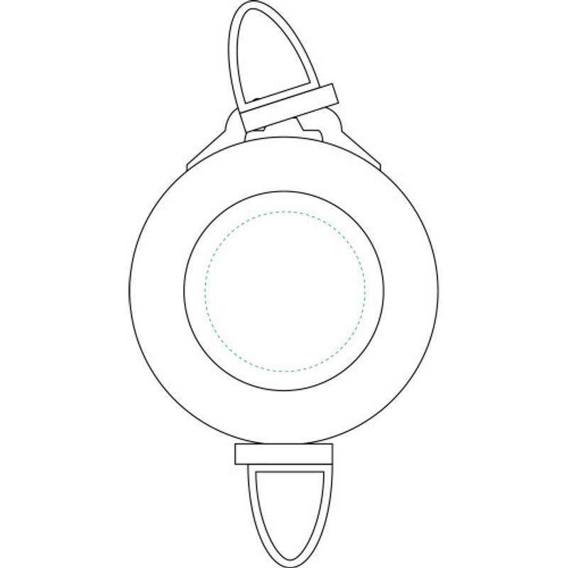 Plastový držiak na skipas, s klipom /DENALI/ Plastový držiak na skipas, s klipom /DENALI/