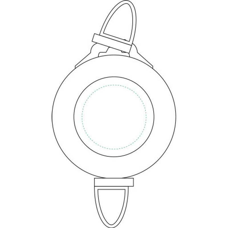 Plastový držiak na skipas, s klipom /DENALI/ Plastový držiak na skipas, s klipom /DENALI/