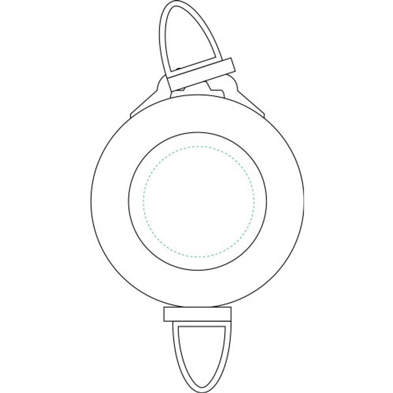 Plastový držiak na skipas, s klipom /DENALI/ Plastový držiak na skipas, s klipom /DENALI/