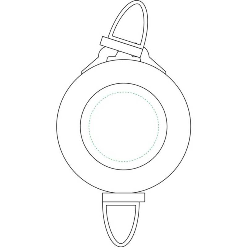 Plastový držiak na skipas, s klipom /DENALI/ Plastový držiak na skipas, s klipom /DENALI/