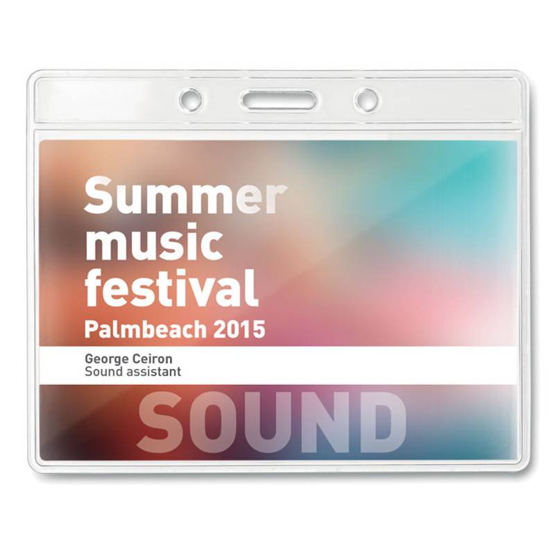 Transparentné puzdro na vizitky (na šírku) Transparentné puzdro na vizitky (na šírku)