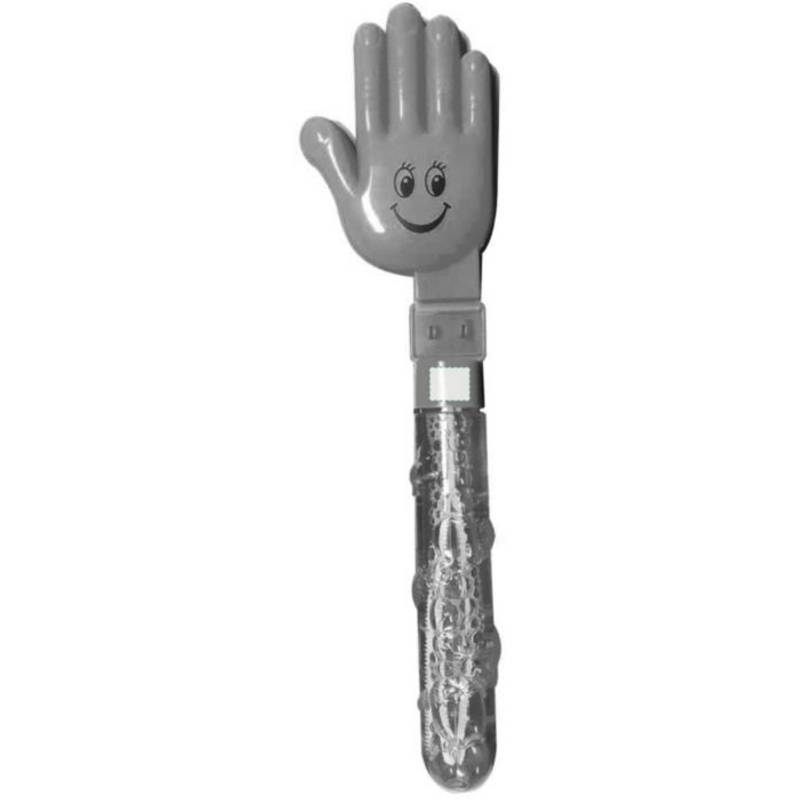 RUNE bublifuk s fandičom v tvare ruky, rôzne farby bez možnosti výberu RUNE bublifuk s fandičom v tvare ruky, rôzne farby bez možnosti výberu