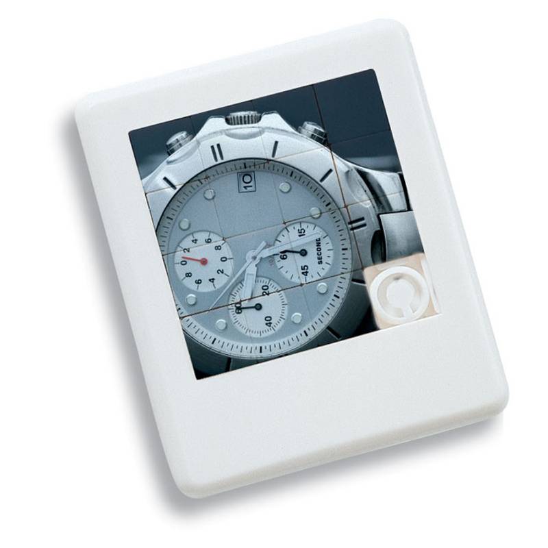 Plastové puzzle, bílá Plastové puzzle, bílá