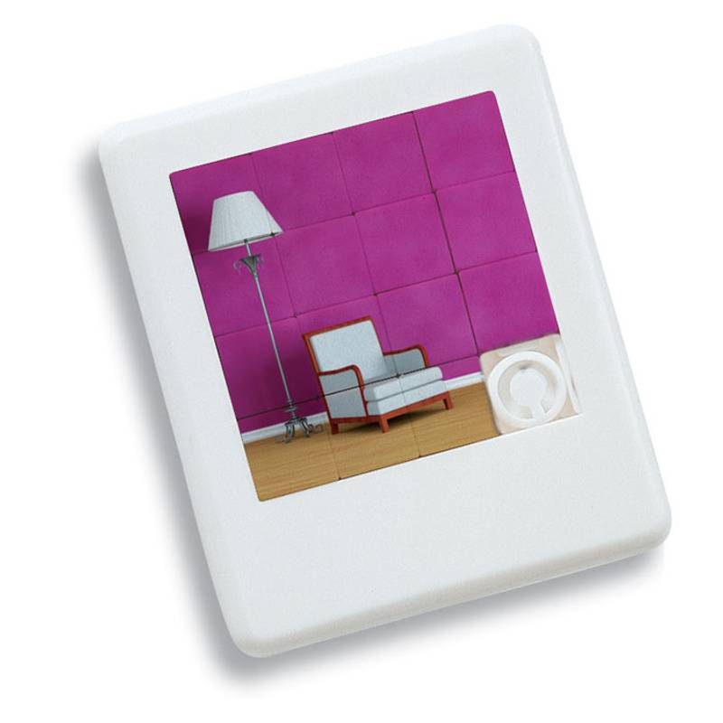 Plastové puzzle, bílá Plastové puzzle, bílá