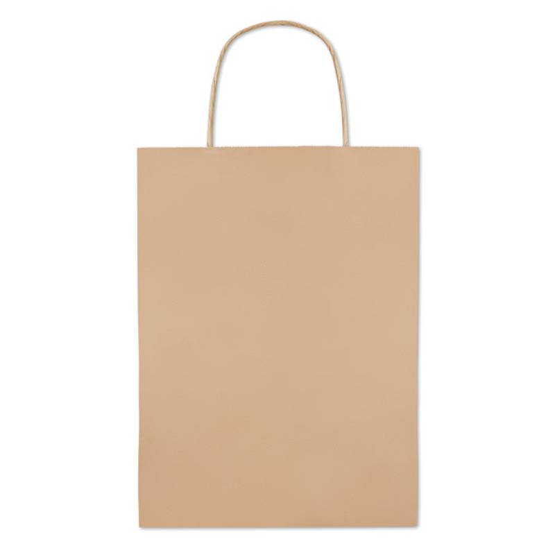 Papierová darčeková taška, 22 x 11 x 30 cm, hnedá