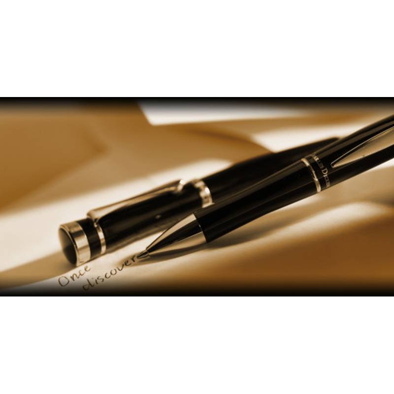 ROCHESTER kovové guľôčkové pero značky CHARLES DICKENS, čierna ROCHESTER kovové guľôčkové pero značky CHARLES DICKENS, čierna