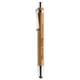 Bambusové guľôčkové pero so stylusom ,kovové doplnky , modrá náplň, hnedá