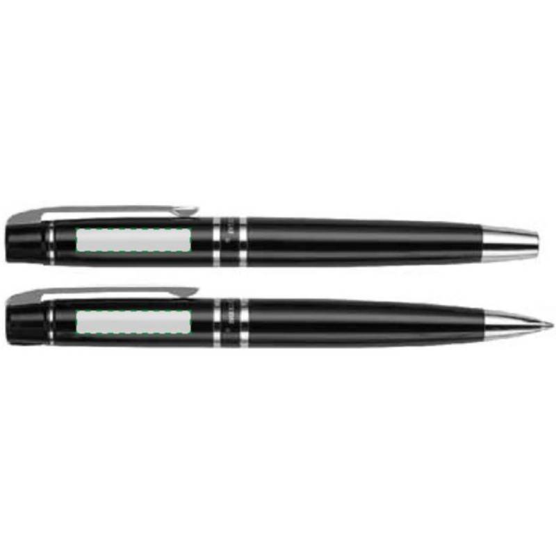 Charles Dickens Písacia súprava, guľôčkové pero a roller v darčekovej krabičke, čierna Charles Dickens Písacia súprava, guľôčkové pero a roller v darčekovej krabičke, čierna