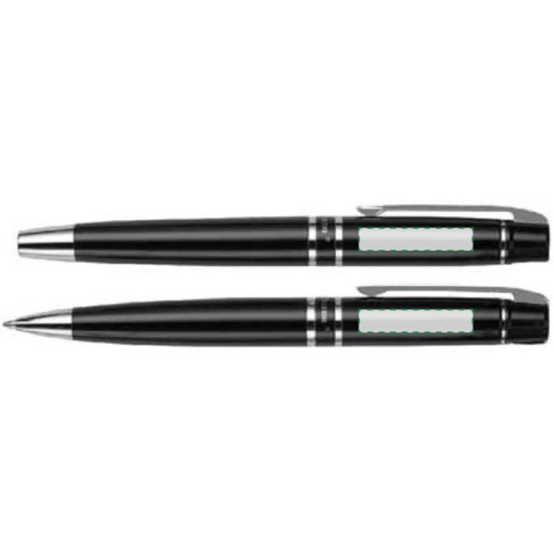 Charles Dickens Písacia súprava, guľôčkové pero a roller v darčekovej krabičke, čierna Charles Dickens Písacia súprava, guľôčkové pero a roller v darčekovej krabičke, čierna