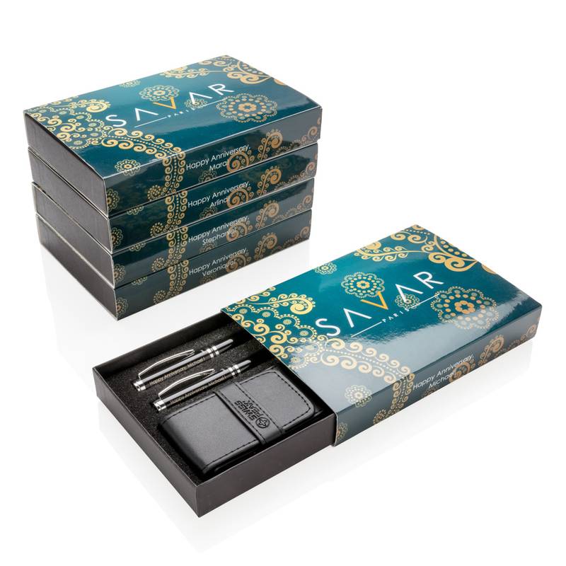 SAMIRA Swiss Peak exkluzivní psací souprava, černá SAMIRA Swiss Peak exkluzivní psací souprava, černá