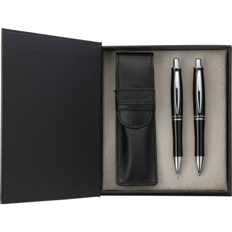 FILUTA sada kuličkového pera a mikrotužky značky Charles Dickens v pudzre FILUTA sada kuličkového pera a mikrotužky značky Charles Dickens v pudzre