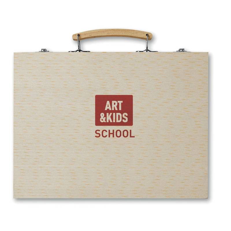 Súprava na maľovanie a kreslenie, drevo Súprava na maľovanie a kreslenie, drevo