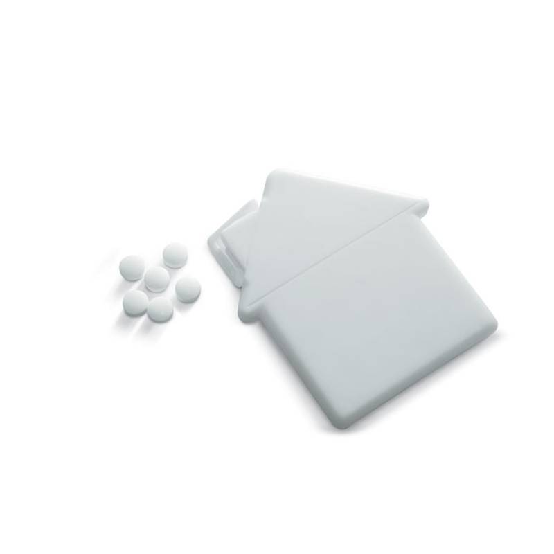 Dávkovač mentolek ve tvaru domu Dávkovač mentolek ve tvaru domu