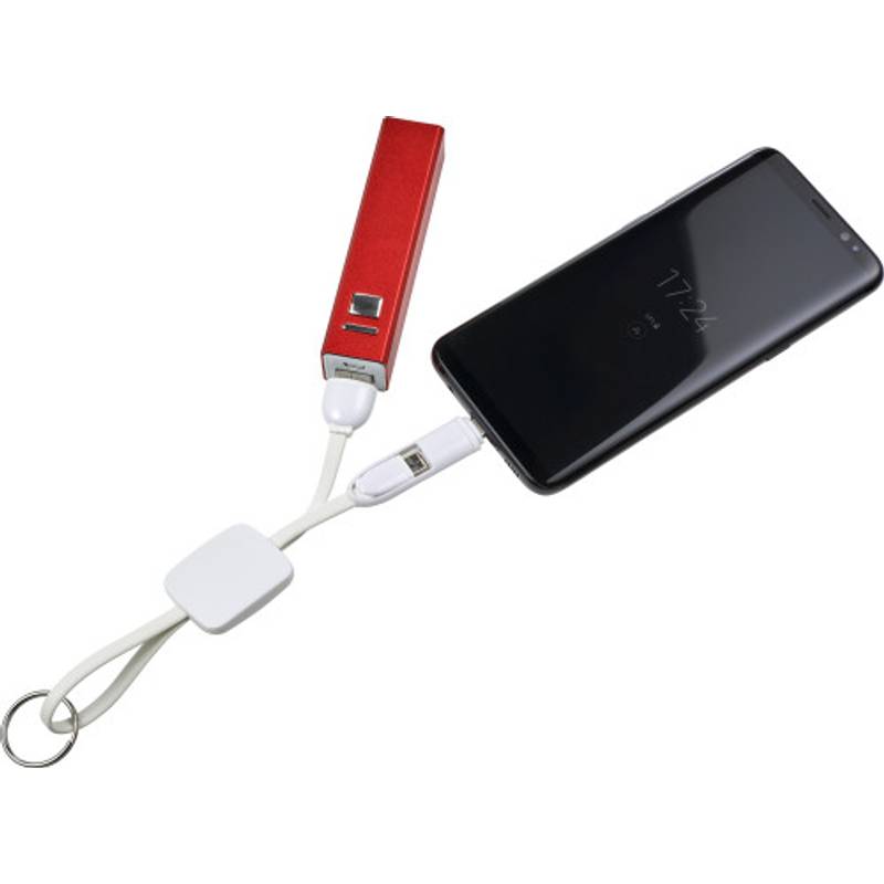 Nabíjací kábel USB-C s krúžkom, biela