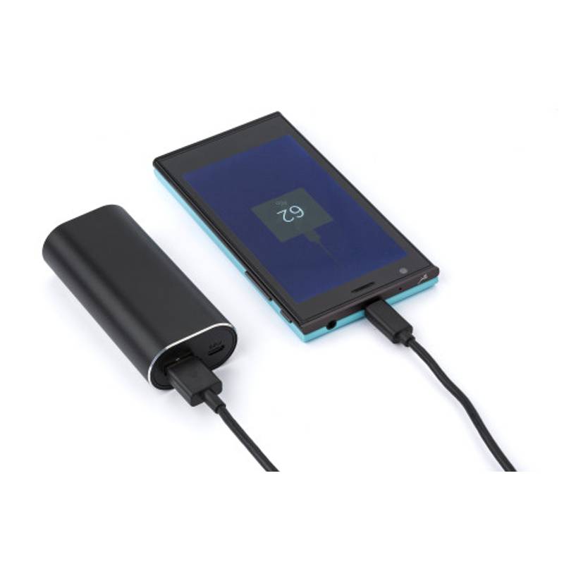 Power banka s kapacitou 4000 mAh, černá Power banka s kapacitou 4000 mAh, černá