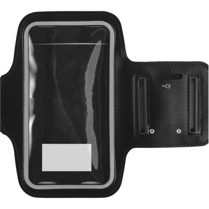 Vrecko na telefón s upevnením na rameno, čierna Vrecko na telefón s upevnením na rameno, čierna