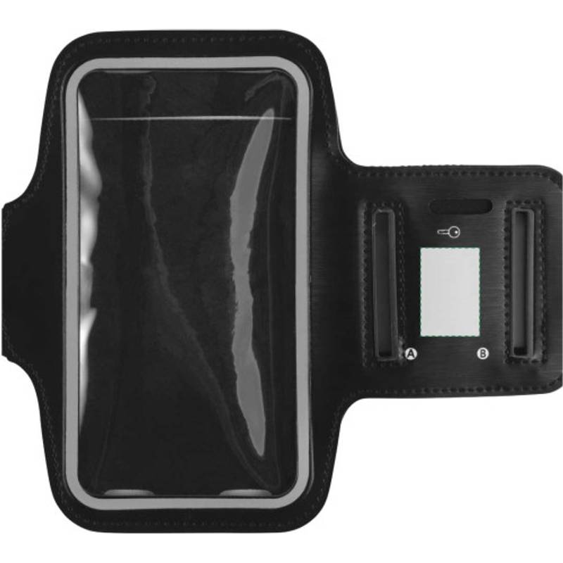 Vrecko na telefón s upevnením na rameno, čierna Vrecko na telefón s upevnením na rameno, čierna