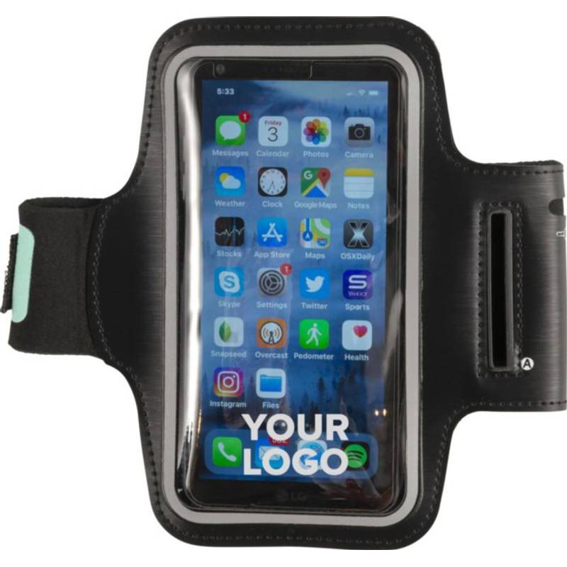 Vrecko na telefón s upevnením na rameno, čierna Vrecko na telefón s upevnením na rameno, čierna