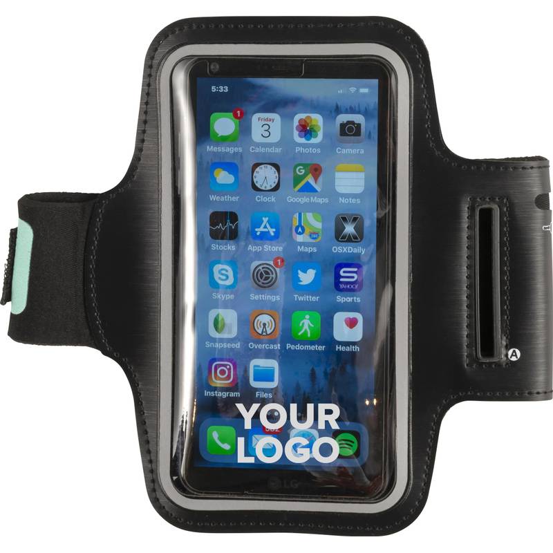 Vrecko na telefón s upevnením na rameno, čierna Vrecko na telefón s upevnením na rameno, čierna