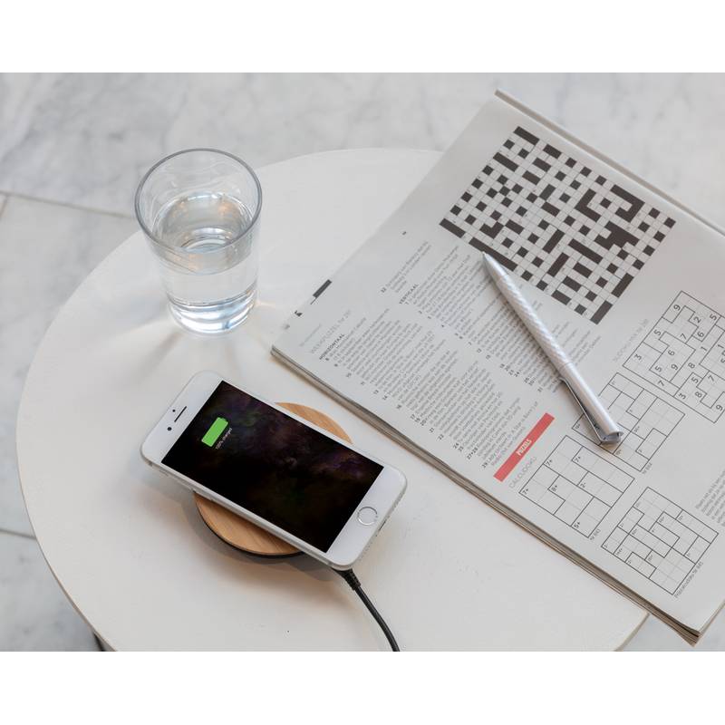 Bezdrôtová nabíjačka 5W bamboo X, hnedá Bezdrôtová nabíjačka 5W bamboo X, hnedá