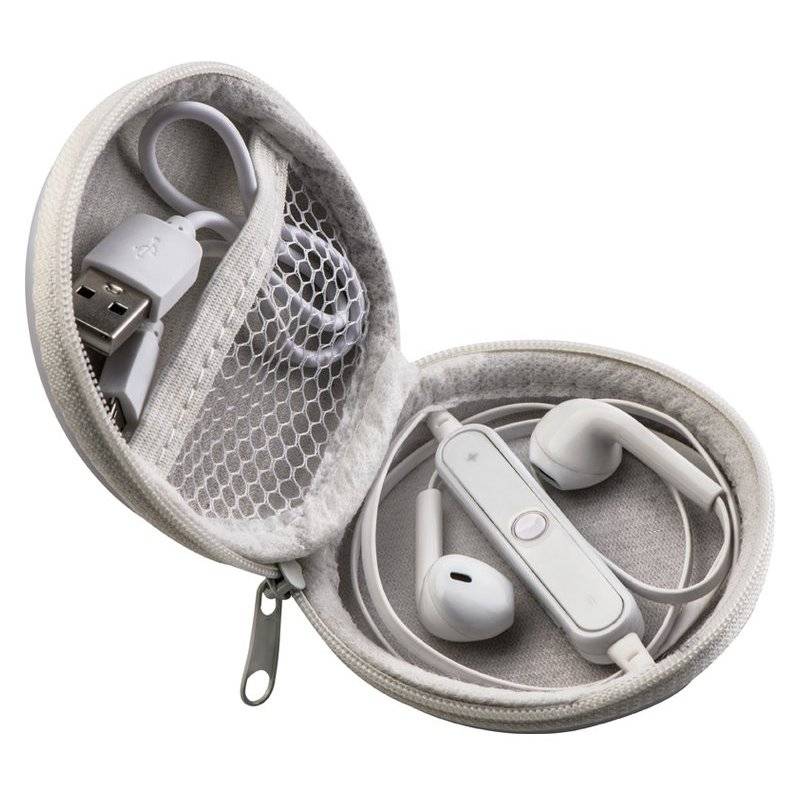 Bluetooth sluchátka, bílá Bluetooth sluchátka, bílá